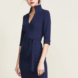 Black Halo Navy Dress